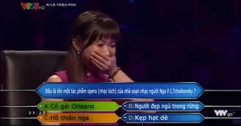 Cô gái mất 20 triệu đồng ở Ai Là Triệu Phú vì nghe ý kiến khán giả
