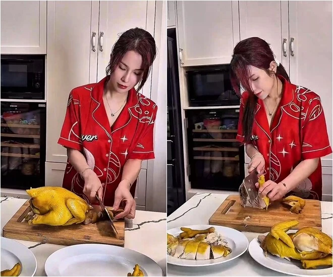 Cơm nhà của Diệp Lâm Anh và tình trẻ Phạm Kiên