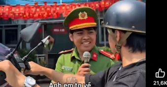 Công an xã bắt tay rapper triệu view làm clip tuyên truyền luật, hút gần 7 triệu lượt xem