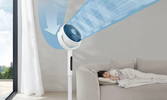 Công nghệ làm mát của quạt tuần hoàn không khí Levoit CirculAir 22.9 cm