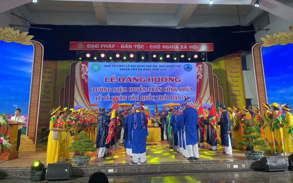 Đà Nẵng: Sôi nổi chuỗi hoạt động tại Lễ hội Quán Thế Âm Ngũ Hành Sơn 2026 Đà Nẵng: Sôi nổi chuỗi hoạt động tại Lễ hội Quán Thế Âm Ngũ Hành Sơn 2026