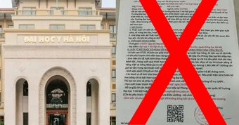 Đại học Y Hà Nội thông tin về giấy báo trúng tuyển học bổng giả mạo