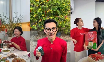 Dàn Tiktoker rủ nhau thực hiện thử thách ngày Tết từ Bia Saigon