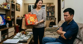 Đang è cổ trả nợ mà vợ còn chi 2 triệu mua bánh Trung Thu biếu bố mẹ, câu giải thích khiến tôi bực không chịu được