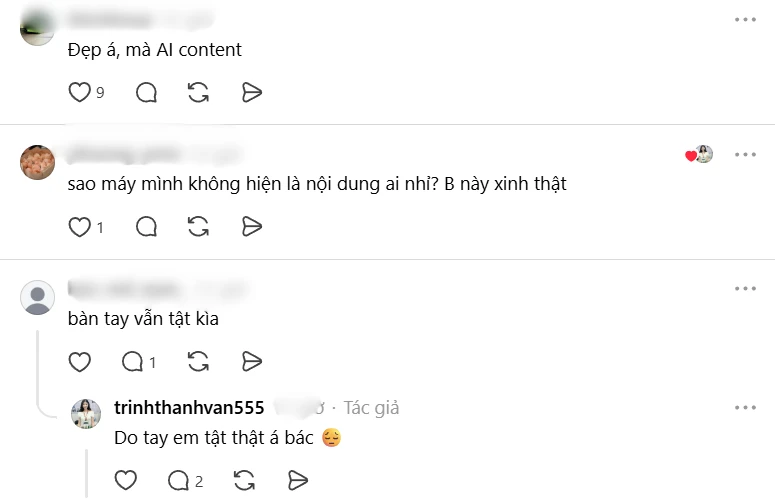 Đẹp không tì vết, cô gái khiến cộng đồng mạng tranh cãi "có phải AI?" Đẹp không tì vết, cô gái khiến cộng đồng mạng tranh cãi "có phải AI?"