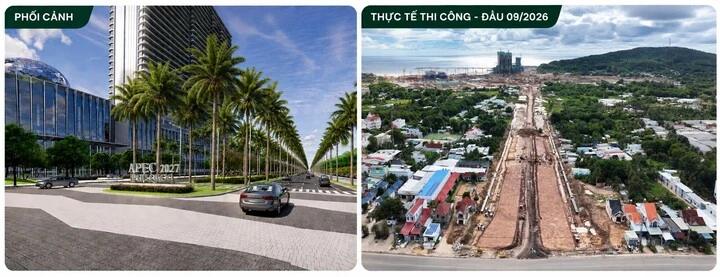 Diện mạo đại công trình APEC ở Phú Quốc sau một năm thi công Diện mạo đại công trình APEC ở Phú Quốc sau một năm thi công