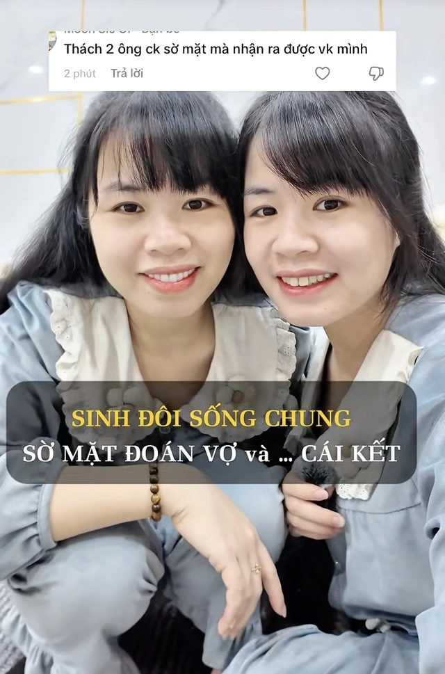 Độc lạ Thái Nguyên: Hai chị em song sinh rủ chồng ở chung nhà, áp dụng các quy tắc văn minh tình cảm Độc lạ Thái Nguyên: Hai chị em song sinh rủ chồng ở chung nhà, áp dụng các quy tắc văn minh tình cảm