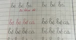 Đọc lời phê dưới bài chính tả lớp 1 mà cười ná thở: Nể trò 1, nể cô 10!