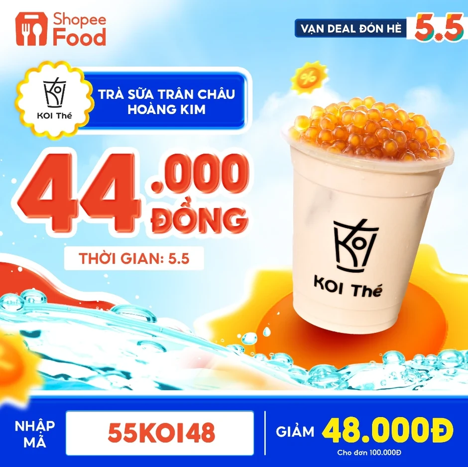 Đón hè no nê quên lối về với ShopeeFood '5.5 vạn deal muôn vị'