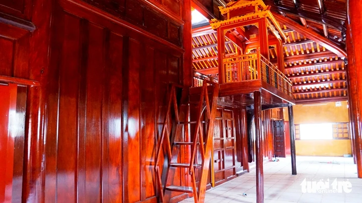 Đơn vị thi công tự ý quyết, không báo cáo lãnh đạo khi trùng tu Nhà hát Minh Khiêm đường Đơn vị thi công tự ý quyết, không báo cáo lãnh đạo khi trùng tu Nhà hát Minh Khiêm đường
