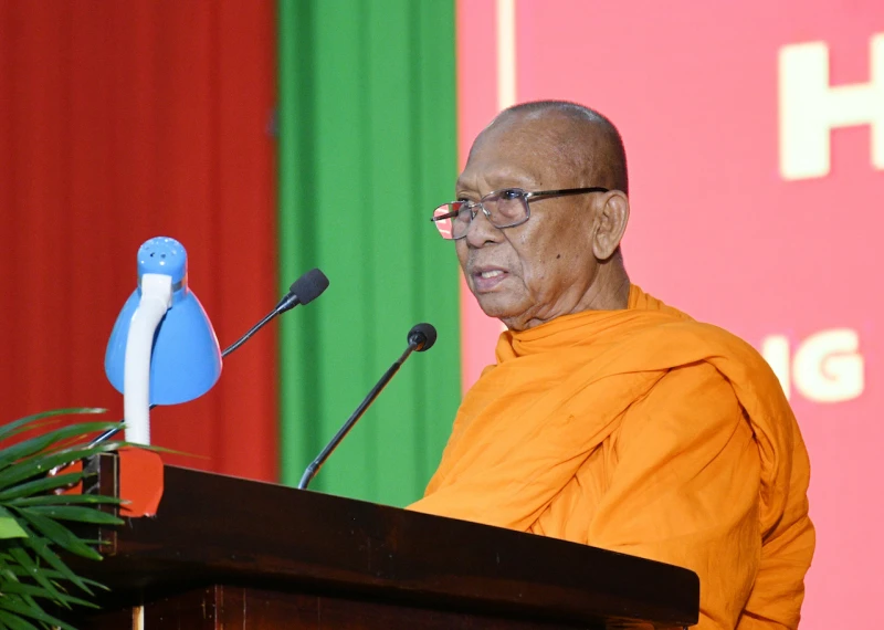 Đồng bào dân tộc Khmer vui mừng đón Tết cổ truyền Chôl Chnăm Thmây