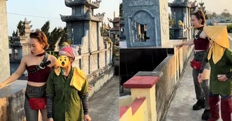 Đóng giả khách Hàn đòi bà cô dẫn đi khám phá nghĩa trang, đến nơi hỏi nhỏ 1 câu bà cô bỏ chạy