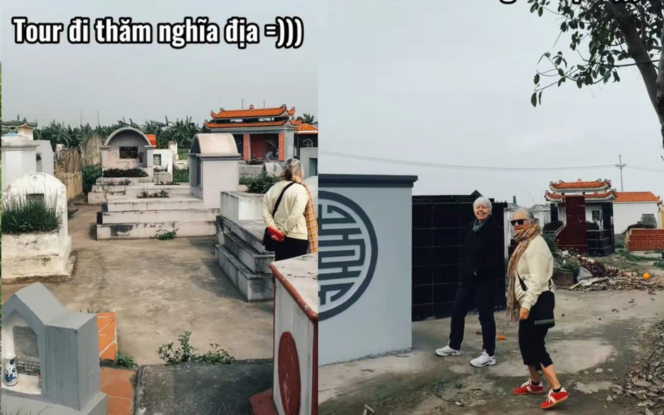 Đóng giả khách Hàn đòi bà cô dẫn đi khám phá nghĩa trang, diễn biến sau đó hút 10 triệu lượt xem Đóng giả khách Hàn đòi bà cô dẫn đi khám phá nghĩa trang, diễn biến sau đó hút 10 triệu lượt xem