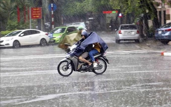 Đợt mưa lớn trên diện rộng từ chiều nay ở miền Bắc sẽ kéo dài đến bao giờ?