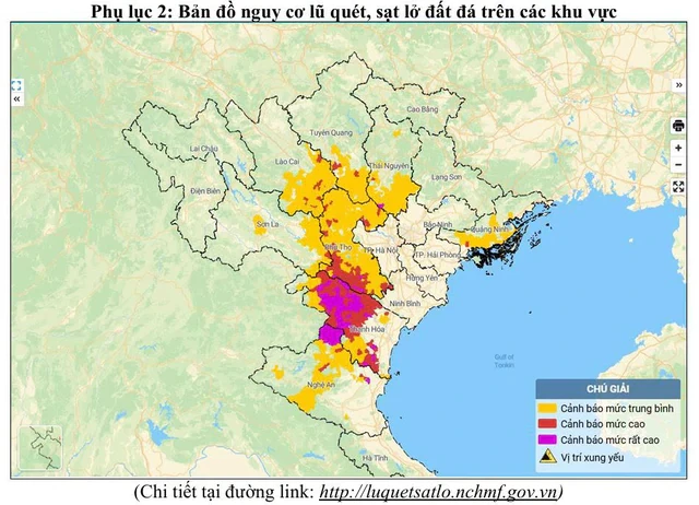 Dự báo mới nhất về đợt mưa to đến rất to tại Bắc Bộ