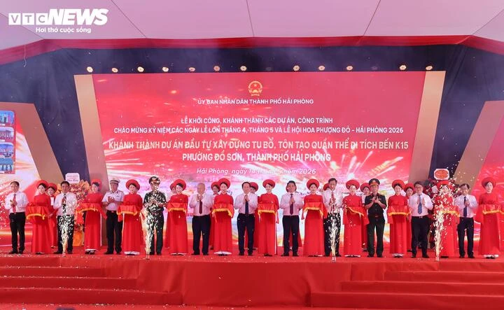 Hải Phòng đồng loạt khánh thành, khởi công 14 dự án, tổng đầu tư 24.700 tỷ đồng
