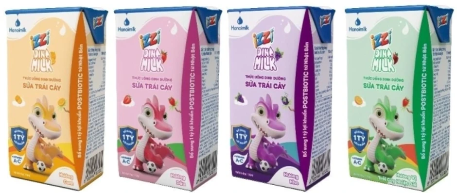 Hanoimilk đa dạng sản phẩm dựa trên nhu cầu trẻ nhỏ Hanoimilk đa dạng sản phẩm dựa trên nhu cầu trẻ nhỏ