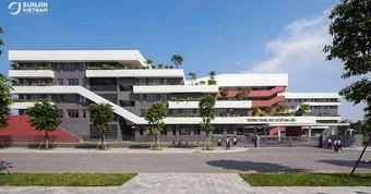 Hé lộ những hình ảnh về ngôi trường THCS công lập đang được xây mới tại phường Kim Liên, Hà Nội: Quá đẹp, quá hoành tráng!