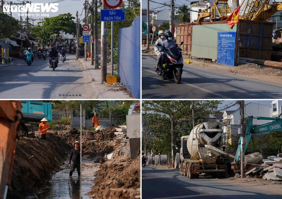 Hiện trạng dự án cầu 500 tỷ ở TP.HCM sau gần 1 năm khởi công Hiện trạng dự án cầu 500 tỷ ở TP.HCM sau gần 1 năm khởi công