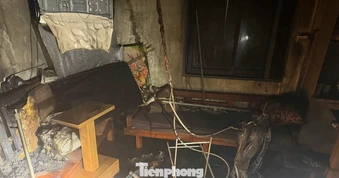 Hiện trường vụ cháy nhà 5 người tử vong ở Hà Nội