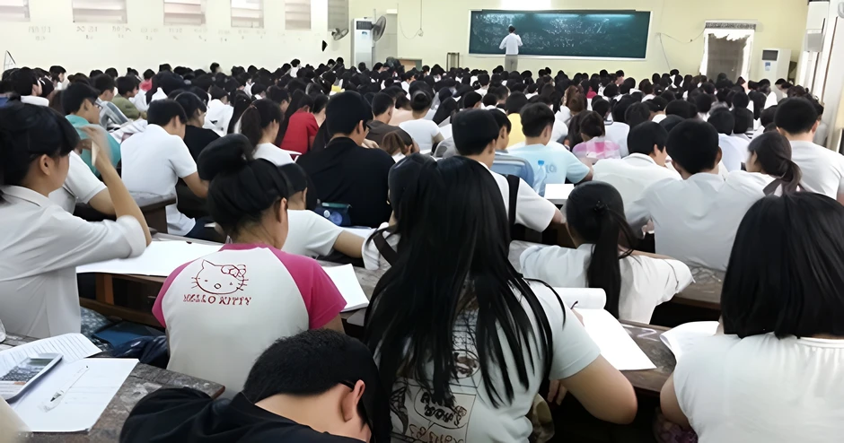 Hình ảnh lò luyện thi Chùa Bộc từ thời giá 5.000 đồng/buổi viral trở lại: Lớp học 700 người "huyền thoại" của thế hệ 8X, 9X Hà Nội Hình ảnh lò luyện thi Chùa Bộc từ thời giá 5.000 đồng/buổi viral trở lại: Lớp học 700 người "huyền thoại" của thế hệ 8X, 9X Hà Nội