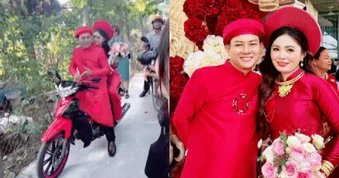 Hoài Lâm rước Ngọc Trinh về nhà bằng xe máy