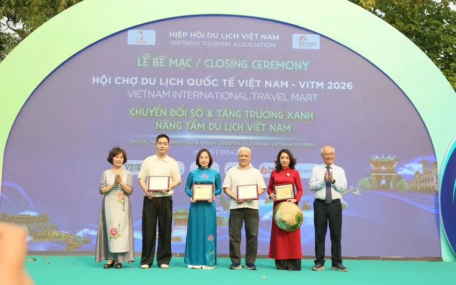 Hội chợ Du lịch VITM 2026 đạt doanh thu hơn 195 tỷ đồng sau 4 ngày tổ chức Hội chợ Du lịch VITM 2026 đạt doanh thu hơn 195 tỷ đồng sau 4 ngày tổ chức