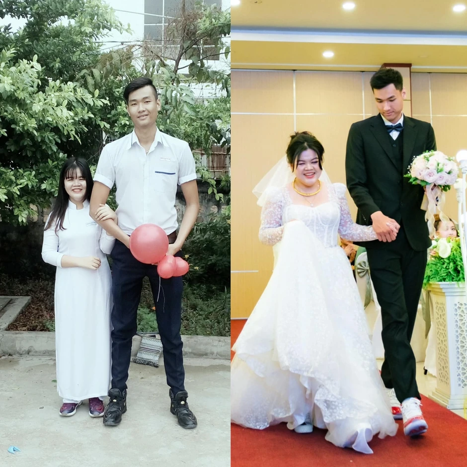 Hôn nhân của chàng trai miền Tây cao 2m03 và vợ bị cho là "chênh lệch": Chăm chồng như em bé! Hôn nhân của chàng trai miền Tây cao 2m03 và vợ bị cho là "chênh lệch": Chăm chồng như em bé!