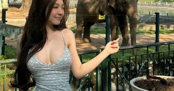 Hot girl Nhi Kiều khoe ảnh đi sở thú, "sợ vỡ, sợ mờ", dân mạng lại phán một câu: Nét căng hết nấc!