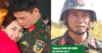 Hot lại đoạn clip Đại úy Thăng Văn Cương ném lựu đạn, bắn súng cực chất, Hoà Minzy: "Ỏ, chồng em đó"