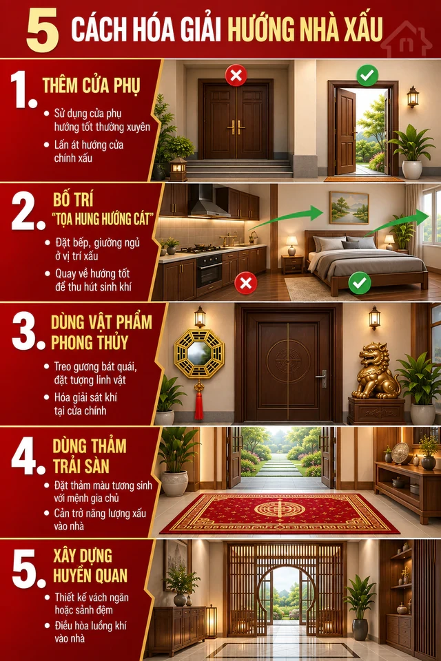 Hướng nhà do người khác chọn: Giải pháp nào cho cuộc sống an cư dễ chịu? Hướng nhà do người khác chọn: Giải pháp nào cho cuộc sống an cư dễ chịu?