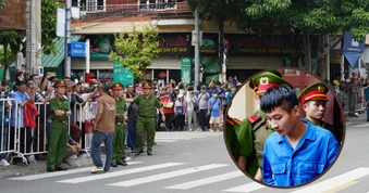 Kẻ sát hại 3 mẹ con ở Đồng Nai được dẫn giải khỏi tòa sau khi lĩnh án tử hình, hàng trăm người tập trung 2 bên đường theo dõi