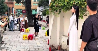Khách Tây xếp hàng xem Lọ Lem chụp ảnh, về nước kể "ở Việt Nam cứ đi vài bước là gặp tiên nữ"
