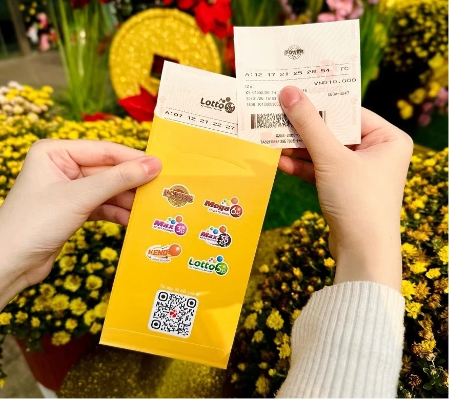 Khi vé số Vietlott trở thành lì xì thời đại mới Khi vé số Vietlott trở thành lì xì thời đại mới