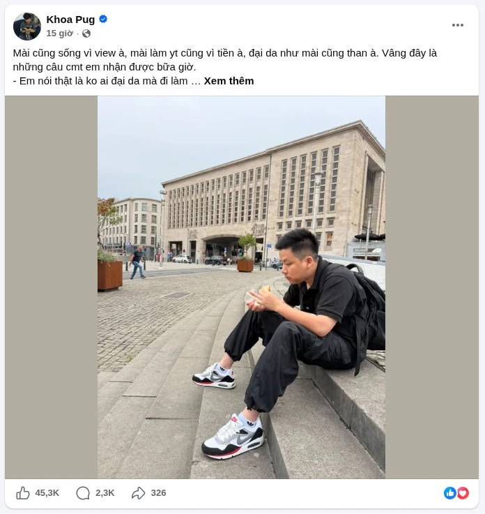 Khoa Pug lần đầu lên tiếng về thân thế “con đại gia”, chưa mua được đất hay có nhà riêng Khoa Pug lần đầu lên tiếng về thân thế “con đại gia”, chưa mua được đất hay có nhà riêng