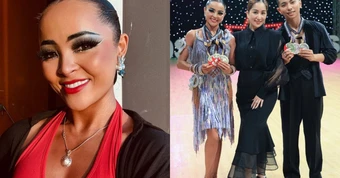 Kiện tướng dancesport Đặng Thu Hương - bạn nhảy của Phan Hiển kiệt sức vì chấn thương hành hạ đêm ngày, đau không ngủ được