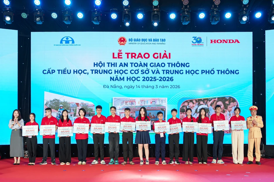 Lễ trao giải Hội thi An toàn giao thông năm học 2025-2026 Lễ trao giải Hội thi An toàn giao thông năm học 2025-2026