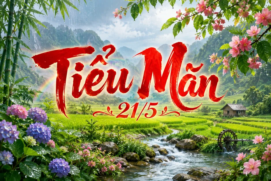 Lịch hôm hôm nay: Ngày đầu tiên người Việt đón tiết Tiểu mãn