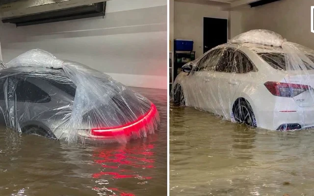 Lời khuyên cho những người dùng nilon bọc ô tô để tránh lũ lụt Lời khuyên cho những người dùng nilon bọc ô tô để tránh lũ lụt