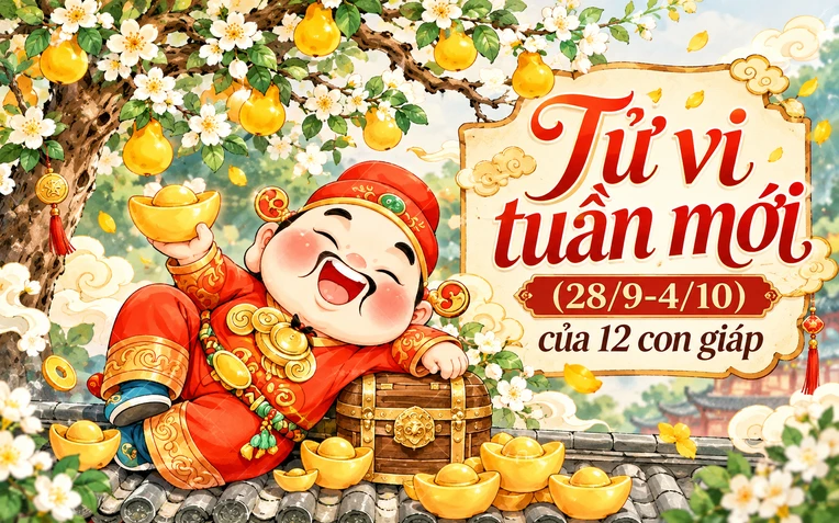Lời khuyên tuần mới (28/9-4/10) cho 12 con giáp Lời khuyên tuần mới (28/9-4/10) cho 12 con giáp