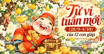 Lời khuyên tuần mới (28/9-4/10) cho 12 con giáp
