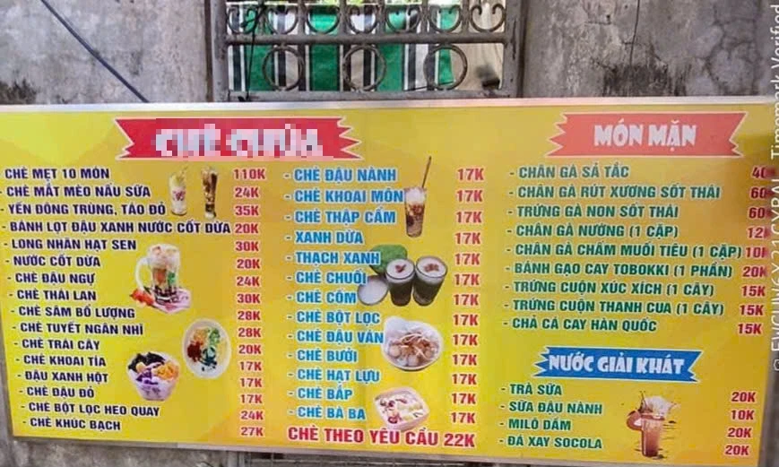 Ly chè 170.000 đồng ở Huế: Chủ quán nói đã báo giá, người mua phản bác