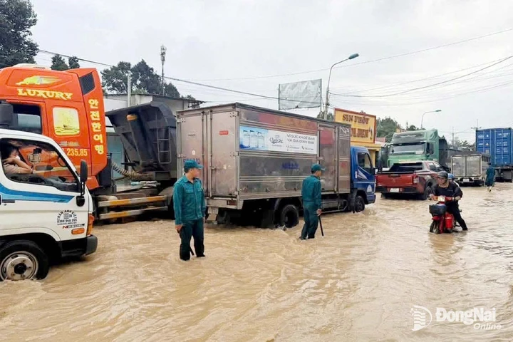 Mưa lớn gây ngập cục bộ tại nhiều địa phương ở Đồng Nai Mưa lớn gây ngập cục bộ tại nhiều địa phương ở Đồng Nai