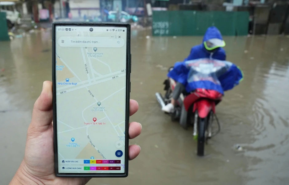 Mưa lớn gây ngập nhiều nơi, 'Bản đồ mưa ngập' của Hà Nội hoạt động ra sao? Mưa lớn gây ngập nhiều nơi, 'Bản đồ mưa ngập' của Hà Nội hoạt động ra sao?