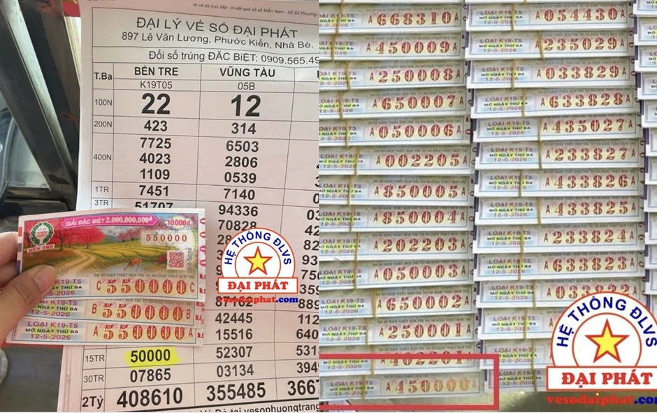 Mua vé dãy số độc lạ 50000, nhiều người ở TP.HCM trúng xổ số miền Nam Mua vé dãy số độc lạ 50000, nhiều người ở TP.HCM trúng xổ số miền Nam