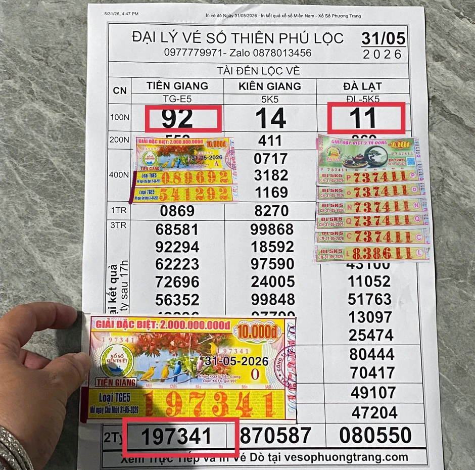 Mua vé số khi đi chợ, người phụ nữ trúng độc đắc 2 tỉ xổ số miền Nam Mua vé số khi đi chợ, người phụ nữ trúng độc đắc 2 tỉ xổ số miền Nam