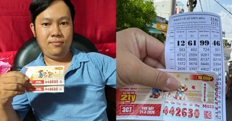 Mua vé số ở quán cà phê, 2 khách TP.HCM trúng độc đắc xổ số miền Nam