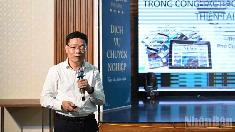 Nâng cao kỹ năng tác nghiệp an toàn trong thiên tai cho phóng viên khu vực miền bắc Nâng cao kỹ năng tác nghiệp an toàn trong thiên tai cho phóng viên khu vực miền bắc