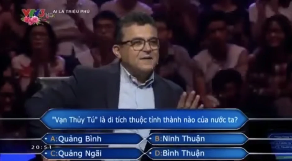 Người đầu tiên chơi Ai Là Triệu Phú Việt Nam không mang quốc tịch Việt Nam, vẫn ẵm 40 triệu, là ai? Người đầu tiên chơi Ai Là Triệu Phú Việt Nam không mang quốc tịch Việt Nam, vẫn ẵm 40 triệu, là ai?
