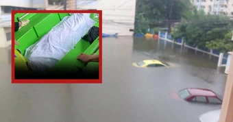 Người phụ nữ tử vong nghi do điện giật trong bãi đỗ xe ngập nước ở Bangkok